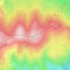 Topografische kaart L'Estanyol, hoogte, reliëf