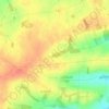 Topografische kaart Le Buisson Long, hoogte, reliëf