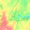 Topografische kaart Prat An Haye, hoogte, reliëf