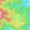 Topografische kaart La Cabanelle, hoogte, reliëf