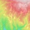 Topografische kaart Les Isnards, hoogte, reliëf