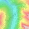 Topografische kaart Boden, hoogte, reliëf
