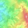 Topografische kaart Fonsoumagne, hoogte, reliëf