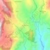 Topografische kaart Madolkele, hoogte, reliëf