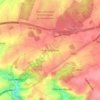 Topografische kaart Franc-Waret, hoogte, reliëf