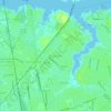 Topografische kaart Plymouth Park, hoogte, reliëf