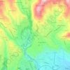 Topografische kaart Pavignano, hoogte, reliëf