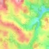 Topografische kaart Rimeizenc, hoogte, reliëf