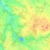 Topografische kaart Le Piltier, hoogte, reliëf