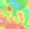 Topografische kaart Koad Bihan Kerroc'h, hoogte, reliëf