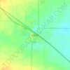 Topografische kaart Muleshoe, hoogte, reliëf