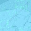 Topografische kaart Nieuwebildtzijl, hoogte, reliëf