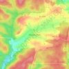 Topografische kaart Gramschatz, hoogte, reliëf