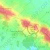 Topografische kaart Le Cheneau, hoogte, reliëf