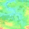 Topografische kaart Poigern, hoogte, reliëf
