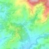 Topografische kaart Bocchignano, hoogte, reliëf