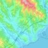 Topografische kaart Massabovi, hoogte, reliëf