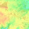 Topografische kaart Montgarny, hoogte, reliëf