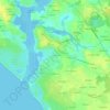 Topografische kaart Goh Lannec, hoogte, reliëf