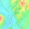 Topografische kaart Rosciolo, hoogte, reliëf