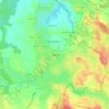 Topografische kaart Frespech, hoogte, reliëf