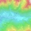 Topografische kaart Borgonuovo, hoogte, reliëf