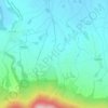Topografische kaart Fuente Oneri, hoogte, reliëf