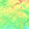 Topografische kaart La Lande, hoogte, reliëf