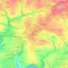 Topografische kaart Kroas Ar Gorreg, hoogte, reliëf