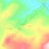Topografische kaart Ramacastaña, hoogte, reliëf