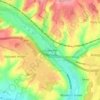 Topografische kaart Loudwater, hoogte, reliëf