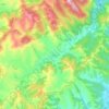 Topografische kaart Roboaro, hoogte, reliëf