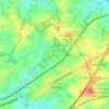 Topografische kaart Mussain, hoogte, reliëf
