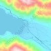 Topografische kaart Πλαταριά, hoogte, reliëf