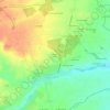Topografische kaart La Borde des Bois, hoogte, reliëf