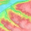 Topografische kaart Bonnemare, hoogte, reliëf