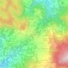 Topografische kaart Pietragavina, hoogte, reliëf