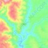 Topografische kaart Sobrainho da Ribeira, hoogte, reliëf