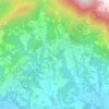Topografische kaart Tonus, hoogte, reliëf