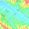 Topografische kaart Les Fangeaux, hoogte, reliëf