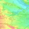 Topografische kaart Grèzes, hoogte, reliëf