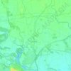 Topografische kaart Riolo, hoogte, reliëf