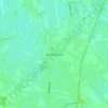 Topografische kaart Zevenhuizen, hoogte, reliëf
