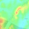 Topografische kaart La Vega Alta, hoogte, reliëf