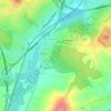 Topografische kaart Bois Sanfort, hoogte, reliëf