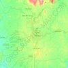 Topografische kaart Pleiku, hoogte, reliëf