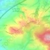 Topografische kaart La Route, hoogte, reliëf