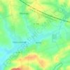 Topografische kaart Metzing, hoogte, reliëf