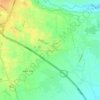 Topografische kaart Hawsh al Qadam, hoogte, reliëf