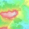 Topografische kaart Mola de Colldejou, hoogte, reliëf